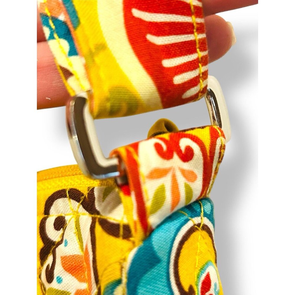 Vera Bradley Provencal Hipster Yellow Quilted Crossbody Purse Shoulder Bag - Picture 11 of 14